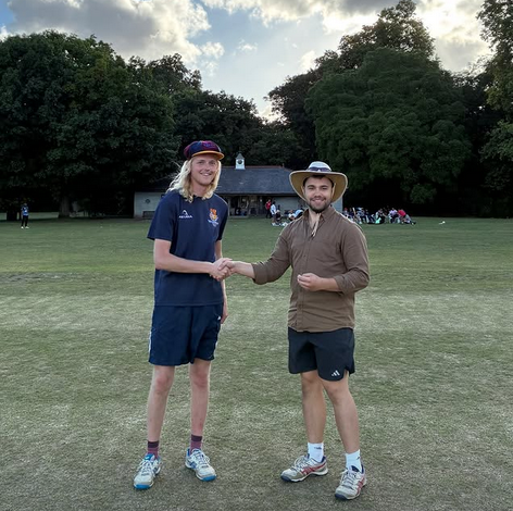 Captains' handshake at the Summer Smash